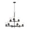 Maxim Lighting Corona 9-Light Chandelier 10206CLBK - alternate 1